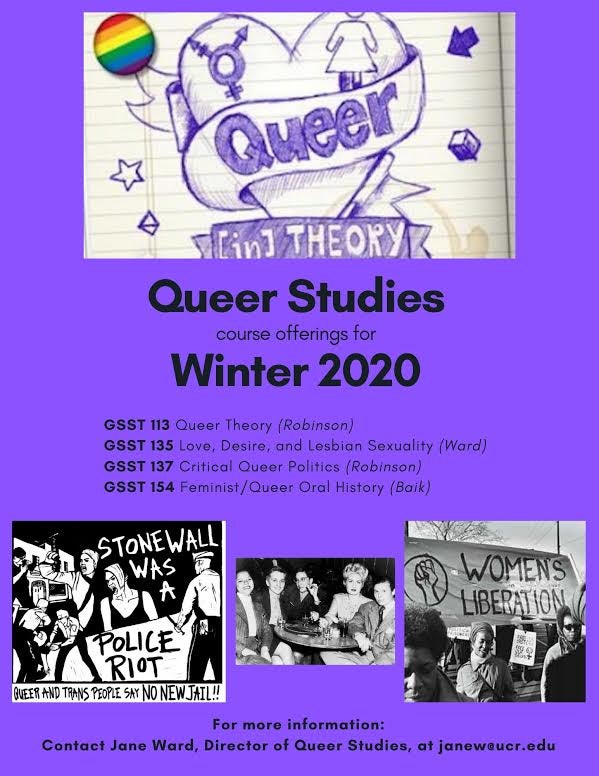 Queer Studies Winter 2020